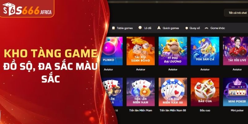 Kho tàng game giải trí đồ sộ, đa sắc màu sắc